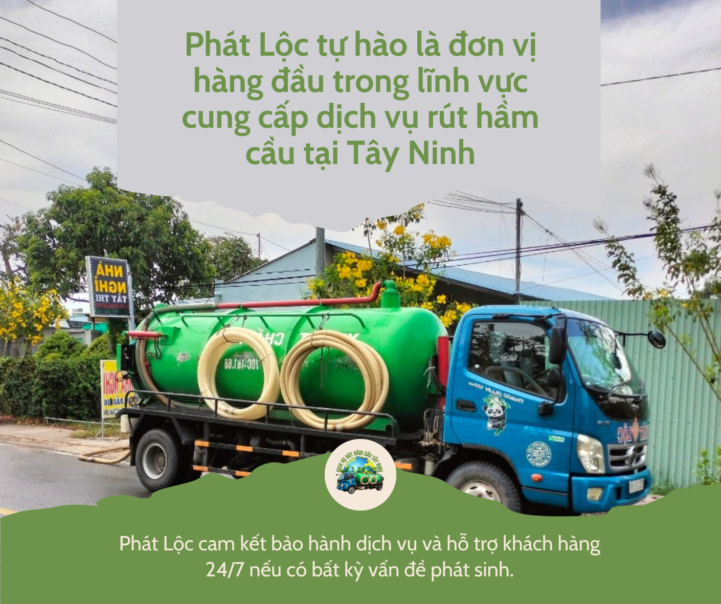 Rút hầm cầu thành phố Tây Ninh